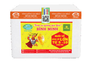 Tôm Sú Gia Hóa Bình Minh Thung tom su mat truoc