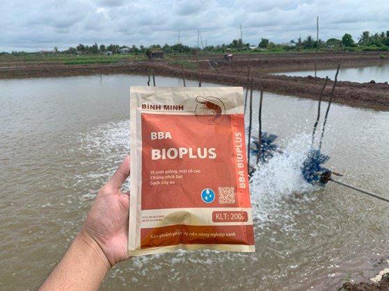 Ảnh: Sản phẩm BBA BioPlus - Vi sinh mật số cao 