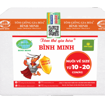 Tôm Thẻ Gia Hóa Bình Minh Thung tom the mat truoc